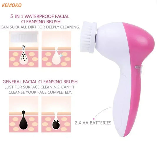 Electric Facial Cleanser 5 in 1